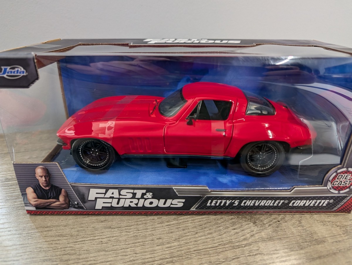 Jada Fast & Furious LETTY'S CHEVROLET CORVETTE #98298 Red 1:24 | eBay
