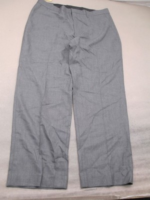 NWT Savane Size 38x30 Men Gray Straight Crushproof No Iron Comfy Dress Pants 103