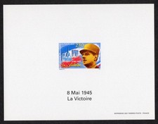 France 1995 feuillet non dentelé gommé N** Yt 2944 Vctoire De Gaulle cote 150€