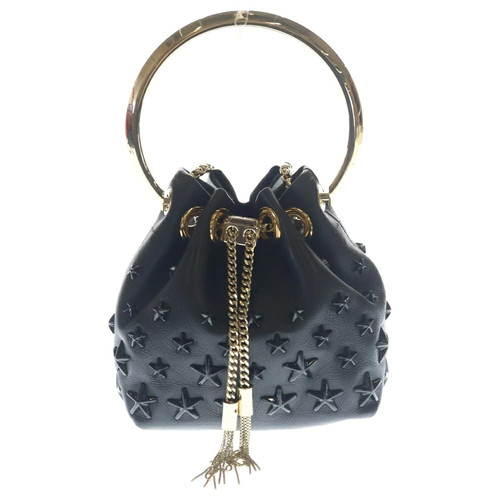 JIMMY CHOO MICRO BON BON BAG Micro Bon Bon Star Studs 2-Way Hand Chain Shoulder