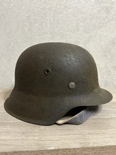 Elmetto tedesco M42 WW2 senza restauro (vernice originale) seconda guerra mondiale taglia 64.