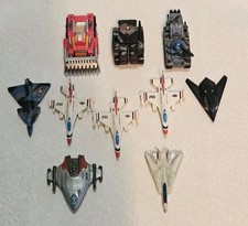 Vintage Micro Machines Toy Aircraft  Tanks Lot of 10 1992 - 1993- 1996 Galoob