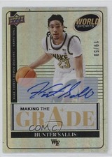 2025 Upper Deck World of Sports Making the Grade 19/50 Hunter Sallis Auto u8j