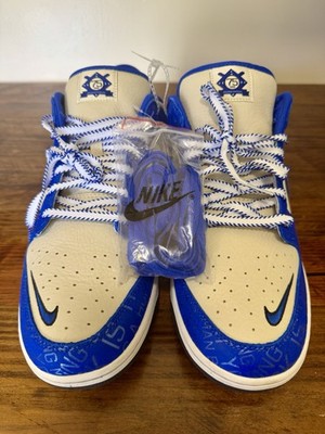 Nike Dunk Low Jackie Robinson Shoes Mens Racer Blue Coconut NEW No Box Size 15