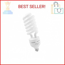 Foto Tech Photography Daylight Bulb 65W 6500K 120V White Spiral Fluorescent Ligh