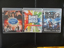 PS3 Rock Band 2 Band Hero 2 Karaoke Revolution American Idol Encore 2