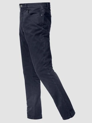 Herren Hose Jeans Thermohose Gerades Bein Gefüttert Marine Gr. 54 Neu - Bild 1 von 2