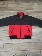 Wearguard Poly Insulated Vtg Jacket  Red/black Mens M Sleet Mud Snow Resistant