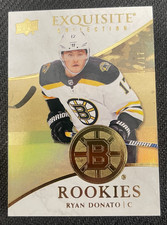 2018-19 UPPER DECK EXQUISITE COLLECTION RYAN DONATO ROOKIE #ed 11/17