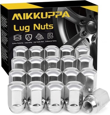  M14x1.5 OEM Lug Nuts, Replacement for Chevy Equinox M14X1.5 Chrome 20 PCS