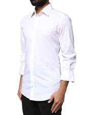 Preloved dolce & gabbana LongSleeve Dress Shirt Men White