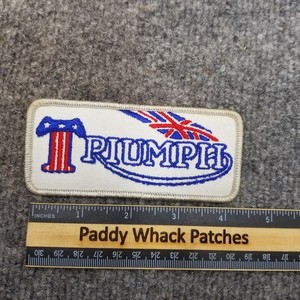 Triumph Motorcycle Patch | eBay