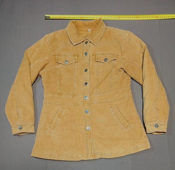 Women Gounkevn Jacket Beige Velvet 36 / S / 44