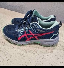 Asics gel venture 8 youth size 5.5 running trail hiking slip resistant comfy