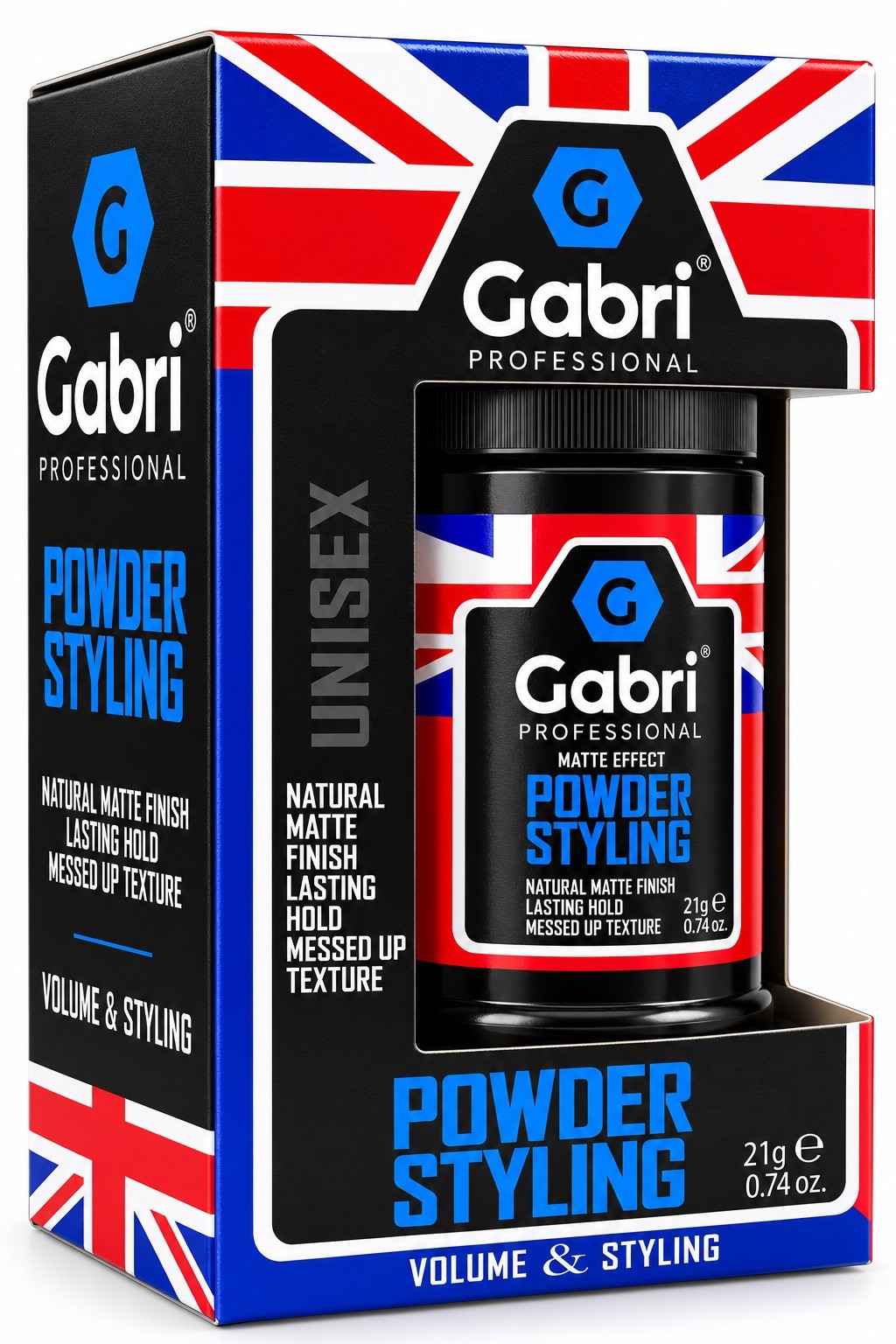 G Gabri Gabri Hair Styling Powder 21G, Texture Powder, Hair Powder Men, Volumizing Thickening Dust, Flexible Hold, Matt Look - Image 4