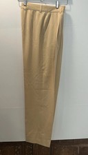 vintage escada pants 38 Nude Beige Pleated Front With Pockets
