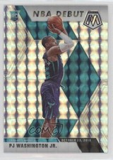 2019-20 Panini Mosaic NBA Debut Silver Mosaic Prizm PJ Washington Jr #278 04dh