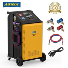 Refrigerant Recovery Machine Fully Automatic Ac Hvac Recycling Dual Cylinder