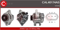 Casco Generator CAL40174AS FüR Toyota