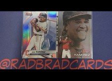 MLB Baseball Cleveland Guardians 25 Bowman’s Best Jose Ramirez 2 Card Lot MINT