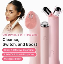 medicube Cleanse, Contour & Firm Set: Mini Booster Pro Plus Full Facial Device