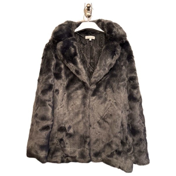 Wayne Cooper Faux Fur Coat Size S Good Condition #32969