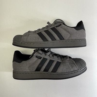 Adidas Superstar II Hemp G22765 Gray Black Men s Size 8.5 Rare Hemp Sneakers