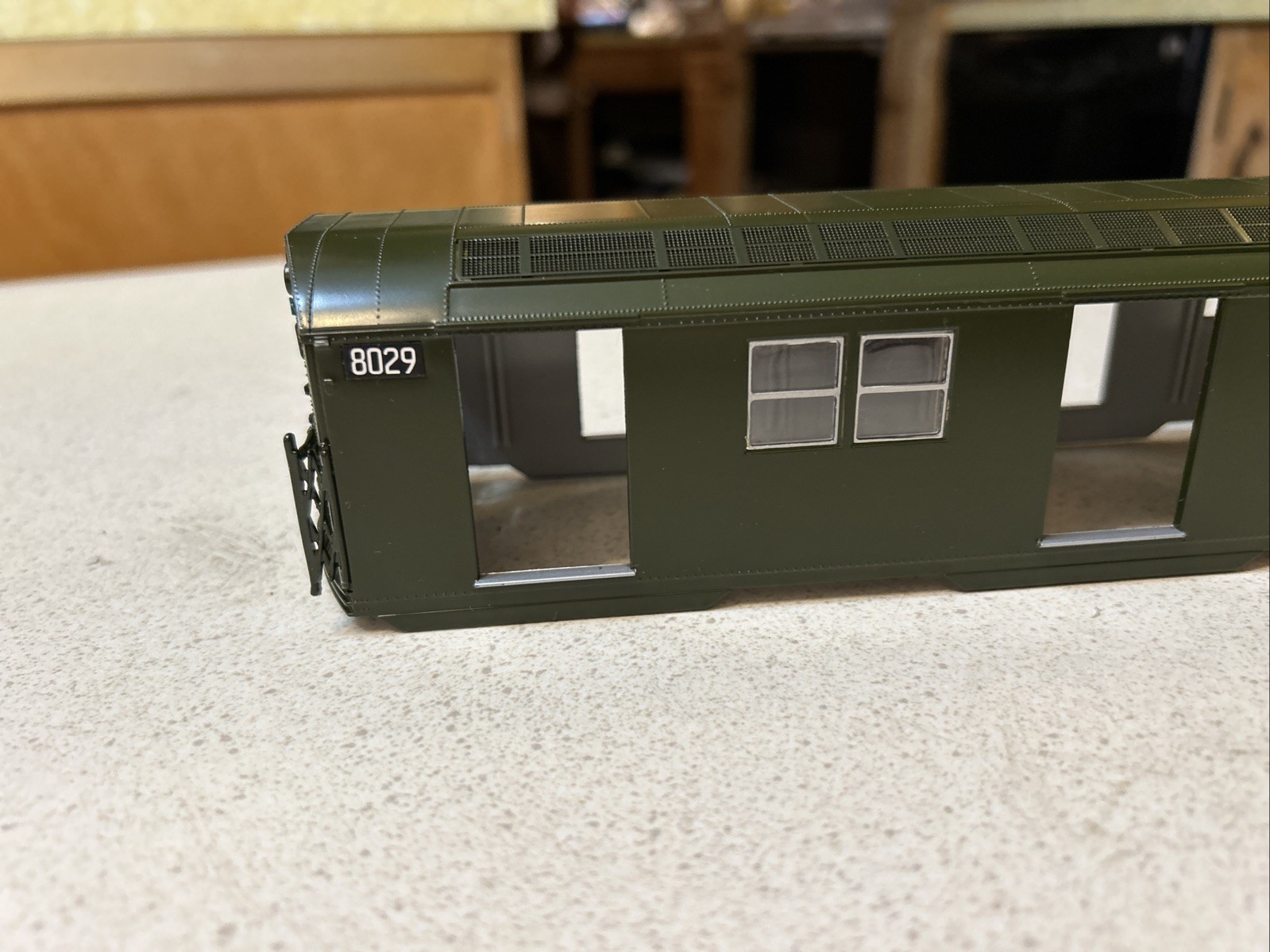 Lionel Subway Coney Island Astoria Local Green Car # 8029 Shell Only O Gauge New