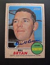Bill Bryan 2017 Topps Heritage Real One On Card Auto #ROA-BB New York Yankees 