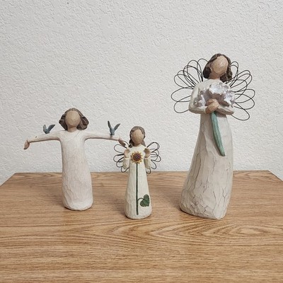 Willow Tree Angel Of Love, Summer & Happiness Susan Lordi Demdaco 2000-2004 Lot