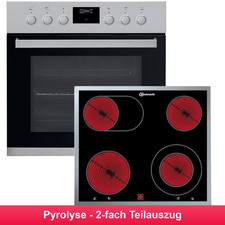 Einbau Herdset  Backofen Edelstahl  Pyrolyse ...