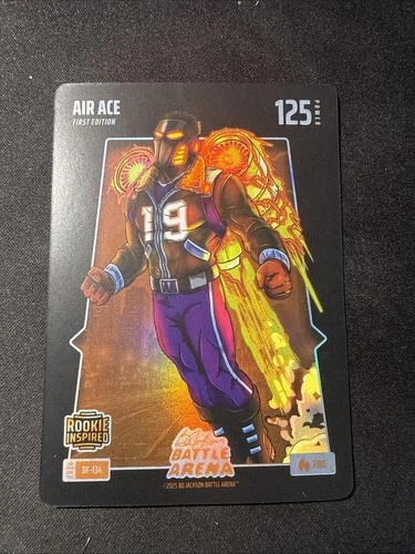 2026 Bo Jackson Battle Arena #BF-134 `AIR ACE` Ace Bailey Fire Battlefoil RC 🔥