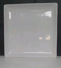 Pampered Chef Simple Additions Large 15" White Square Serving Plate