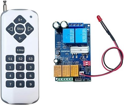 PWM DC Motor Speed Remote Control Switch Forward and Reverse, DC 9V 12V 24V 3