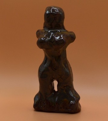 ''13000 BC'' - Expensive Experimental Clay Sculpture. Hand made & glazed.