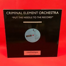 CRIMINAL ELEMENT ORCHESTRA Put The Needle To The Record 1987 12" vinyl single