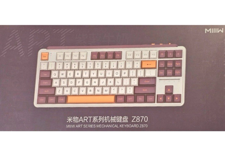 NEW: MIIIW Z870 ART 75% Mechanical Keyboard Wireless RGB Axi