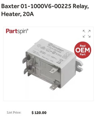 Baxter (Hobart) Proofer 01-1000V6-00225 Relay For Heater, 30A