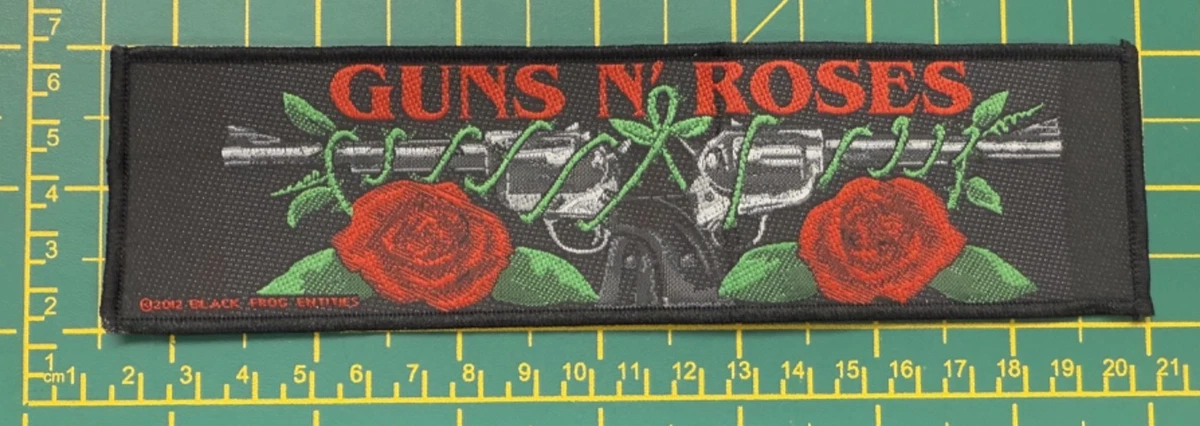 Guns N' Roses Patch Bullet Band Logo Nuovo Ufficiale 10 Cm X 10 Cm