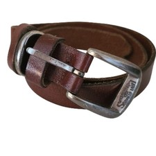 levi's levi strauss genuine leather cowhide brown belt size M