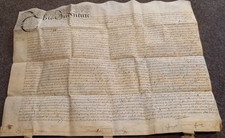 1674 Vellum Indenture Hartley, Kent/Lewisham; Thomas Younge/Norcliffe/French