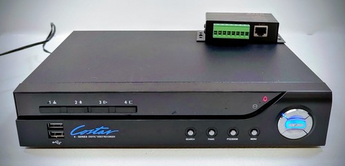 CR-E Series Compact Embedded 4-Channel DVR CR4000E w/Azco Passive Video Balun