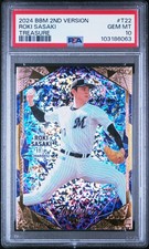 2024 ROKI SASAKI TREASURE RC #T22 /25 PSA 10 💎 RARE