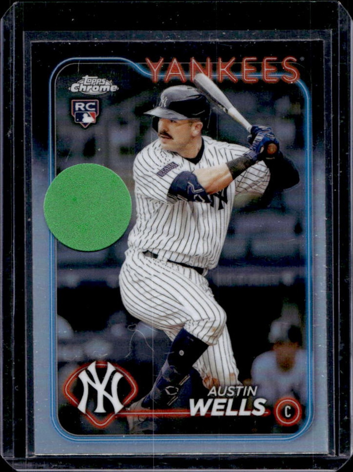 2024 Topps Chrome Austin Wells RC Refractor Rookie #281 Yankees
