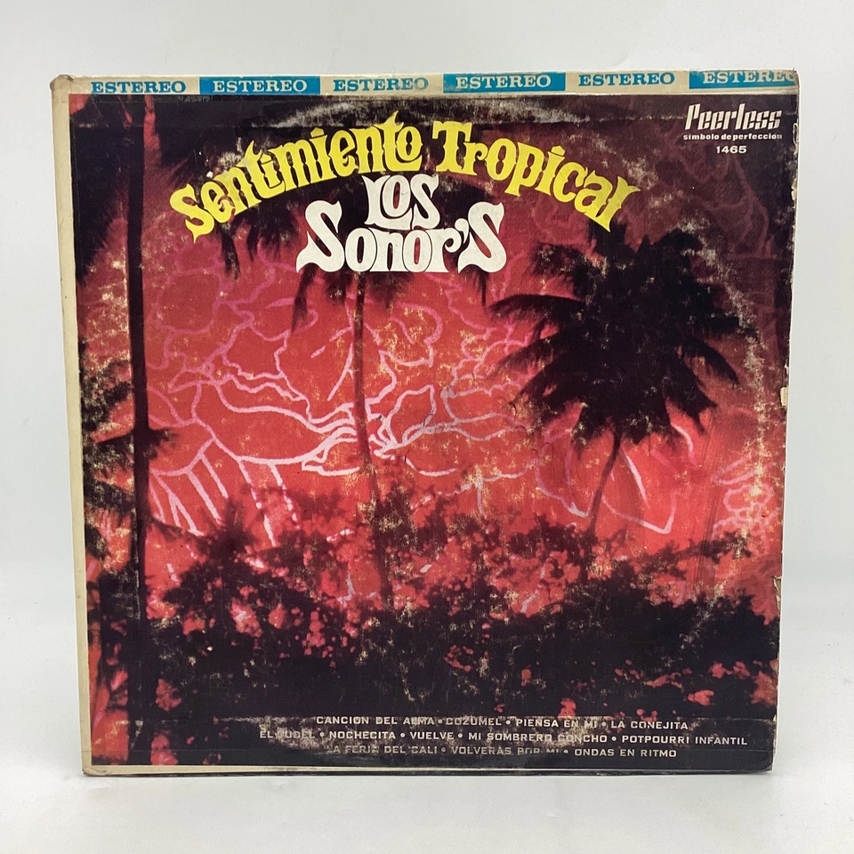 LOS SONOR’S sentimiento tropical (OG 69’ PEERLESS VINYL LP MEXICO) NM- - Image 2 of 4