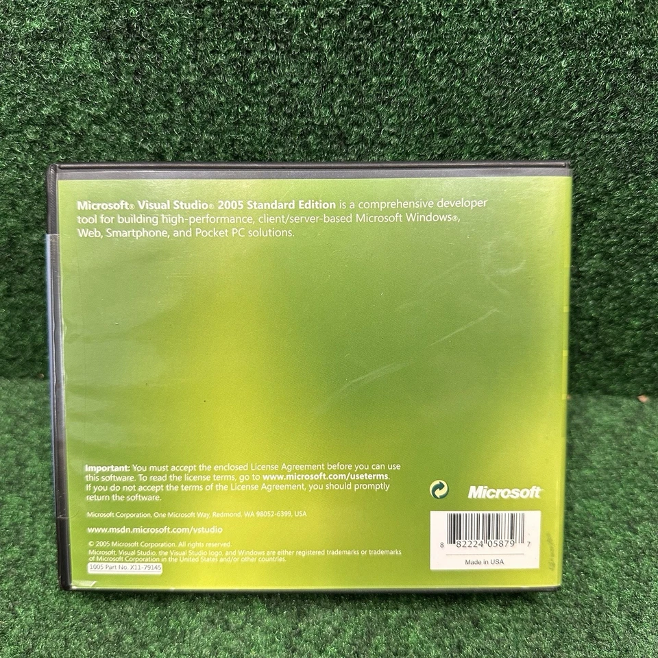 SEALED Microsoft Visual Studio 2005 Standard Edition & Licensing Set w/ Key - Image 3 of 3