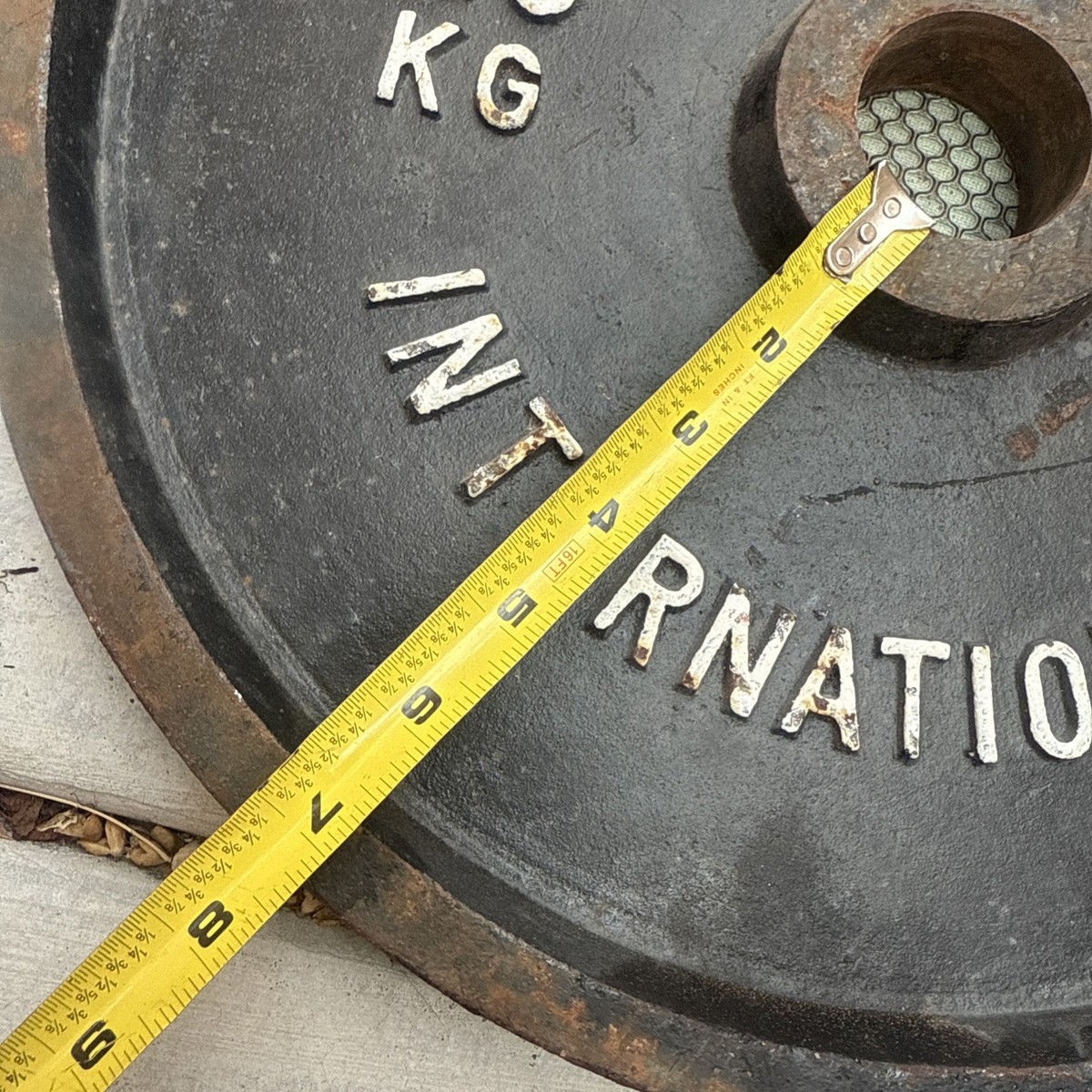 Paire D'assiettes Weider International – 44 Lb (20 Kg) – Fonte Olympique