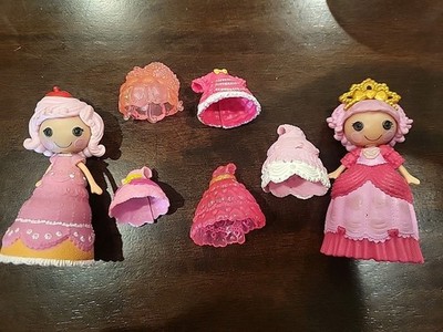 Rare Lalaloopsy Mini Princess Crumbs Sugar Cookie 3'' Pink Jewel Sparkle Doll Swa