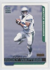 2000 Pacific Paramount Platinum Blue Missing Serial Number Ricky Watters 0a1