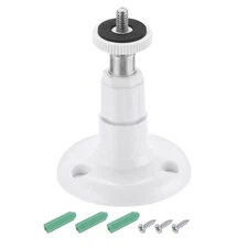 1 Pack Wall Mount Security Camera Bracket 3.7" Mounting White, Plastic